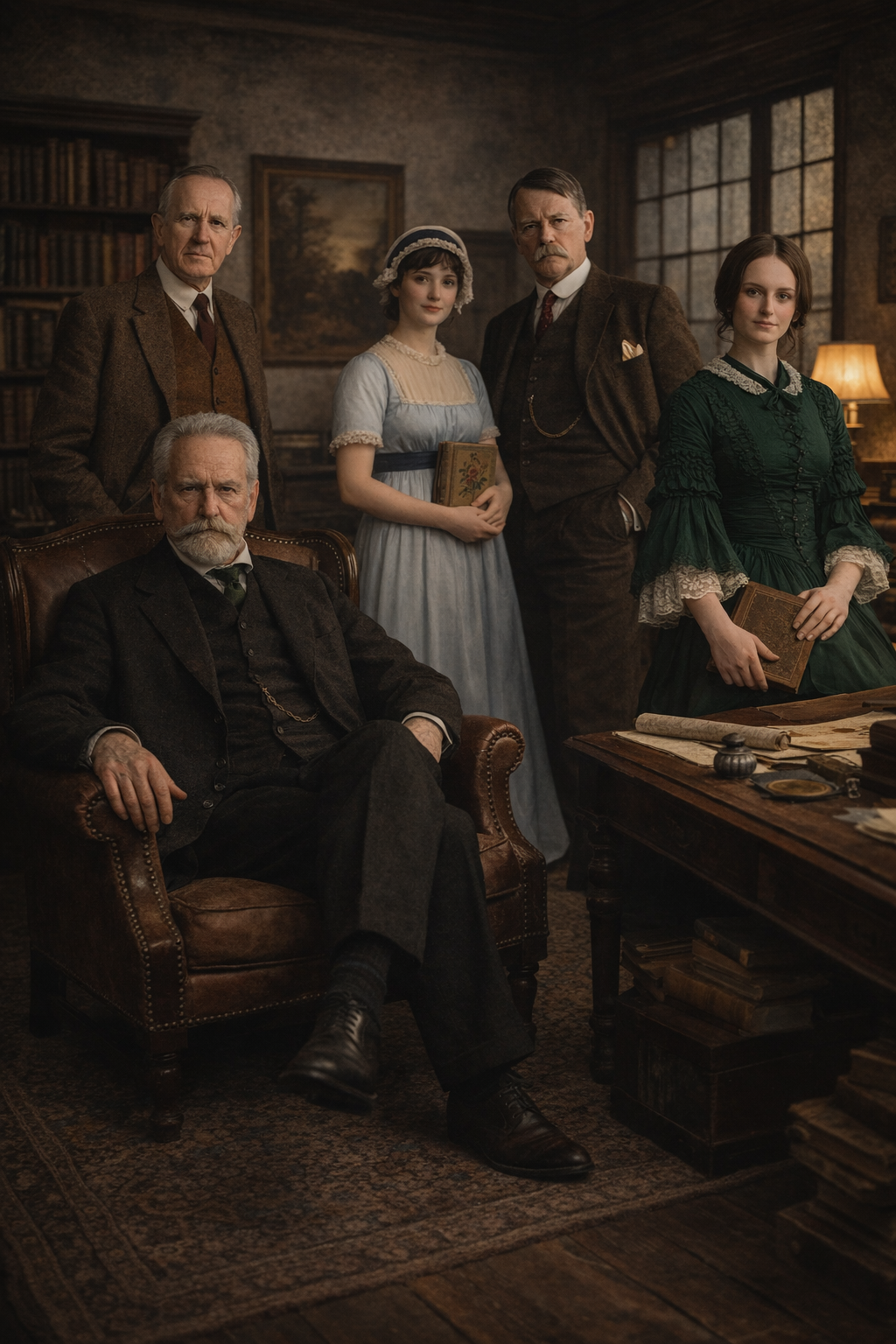 беседка поговорить с зарубежными писателями