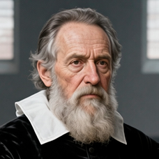 Галилео Галилей поговорить в беседке