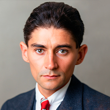 Франц Кафка поговорить в беседке