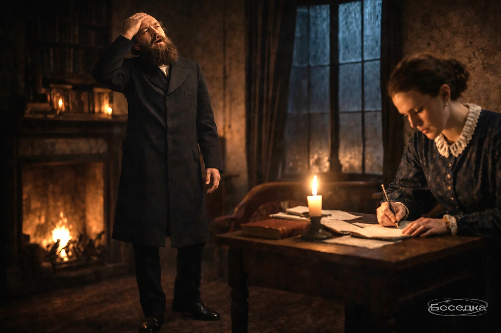 Достоевский за работой